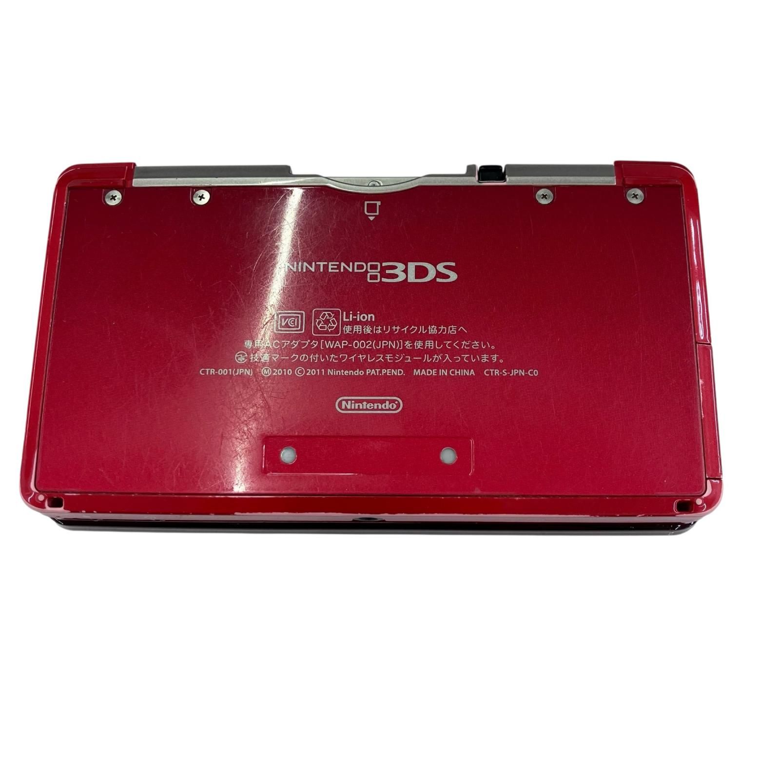 186000 Nintendo 任天堂 ニンテンドウ 3DS CTR-001 フ レッド UP786_INFO