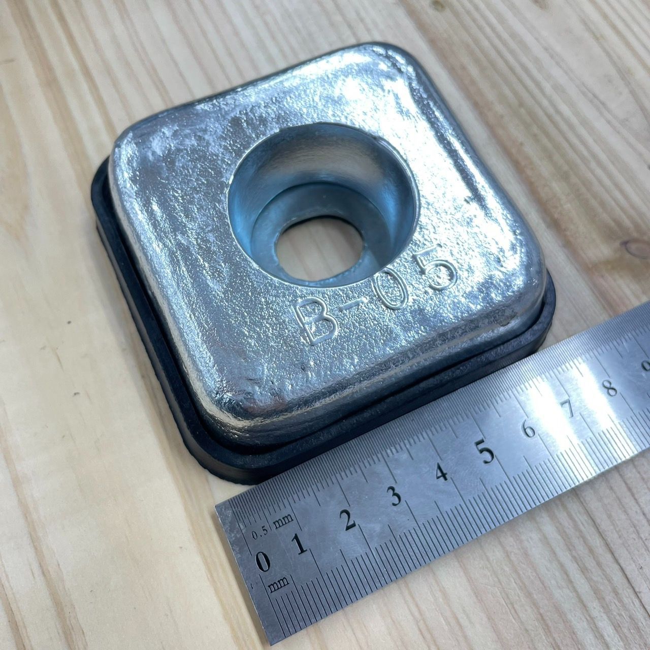 新品】公式Shop 亜鉛板1ケ B-1(0.5) （防蝕亜鉛） ※複数点数の