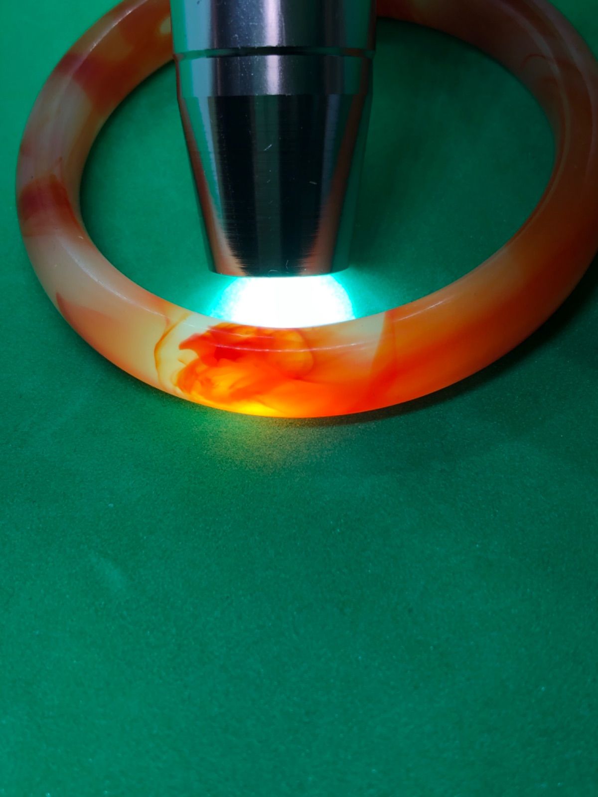 超美品 高氷 塩源瑪瑙62mm ギフトボックス付き ブレスレット 1452 