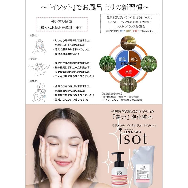 280ml サラメンテ イッタナジオ イソット 【2024年トレンド