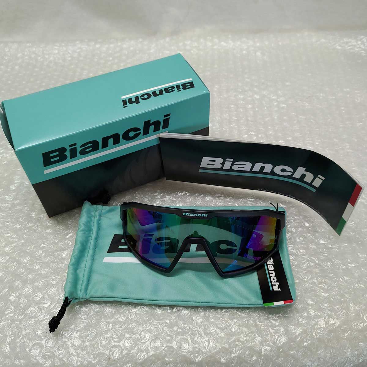 未使用】Bianchi ビアンキ 一眼フルリム ロードバイク サングラス