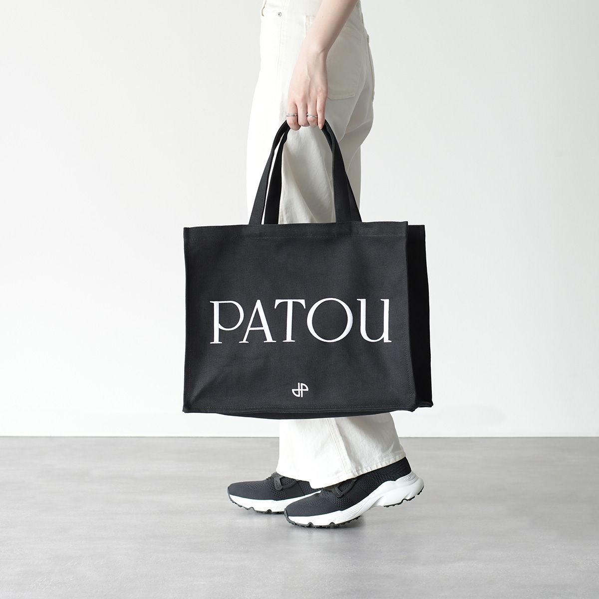 PATOU トートバッグ ラージ （パトゥ PATOU ブランド ロゴ