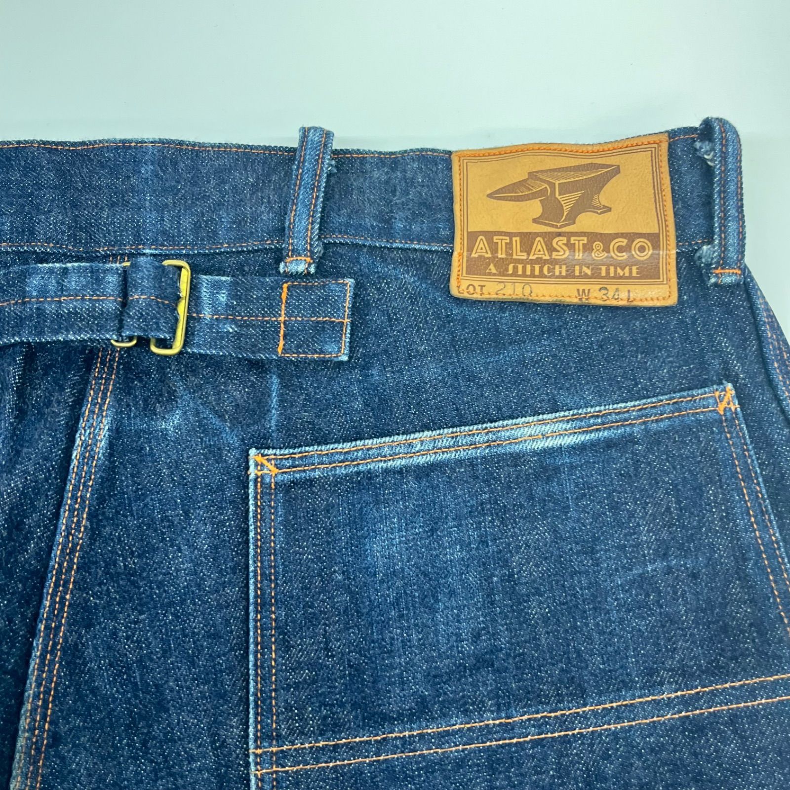 AT LAST ＆ CO 　Lot210 ATLAST＆CO/LOT.210/シンチバックデニム/ジーンズ/ボトム/34