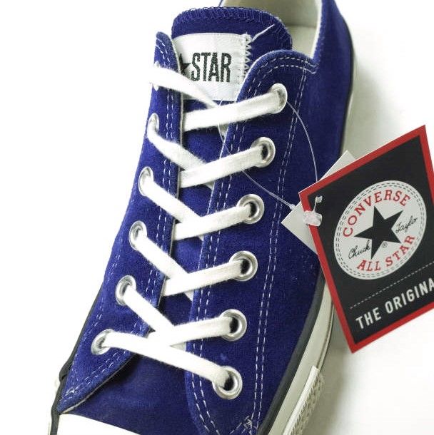 コンバース オールスター　ブルー スエード　日本製　made in Japan コンバース CONVERSE 日本製 SUEDE ALL STAR J OX スエード