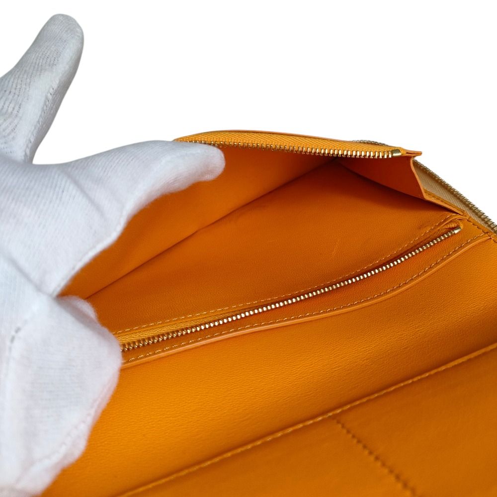 未使用 CELINE セリーヌ レザー バイカラー オーガナイザー ウォレット  