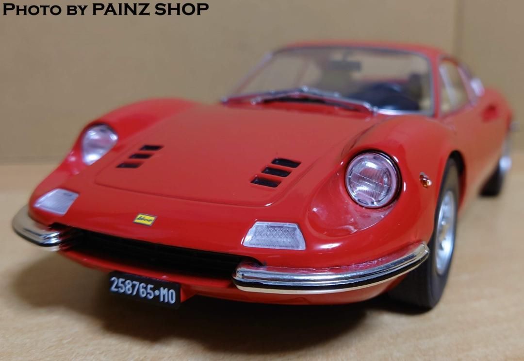1/18 フェラーリ ディーノ 1969 レッド Dino 246GT MCG製 - メルカリ