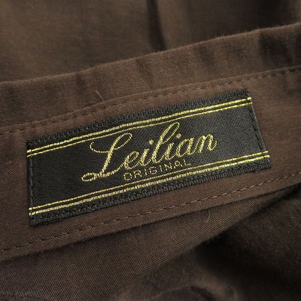 a レリアン Leilian シャツ ブラウス チュニック 七分袖 13+