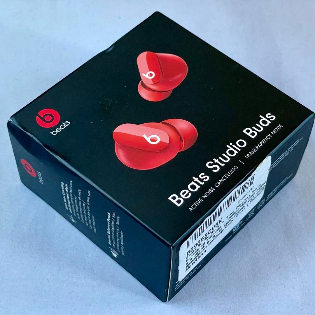Beats Studio Buds ワイヤレス 新品 未開封 イヤフォン 赤 - メルカリ