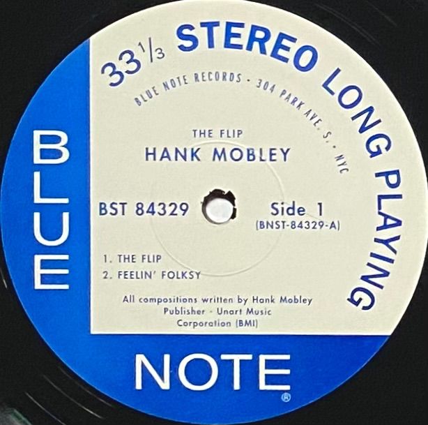 Hank Mobley 『The Flip』 USリイシュー盤 LP BST84329 - SEVEN TAILS