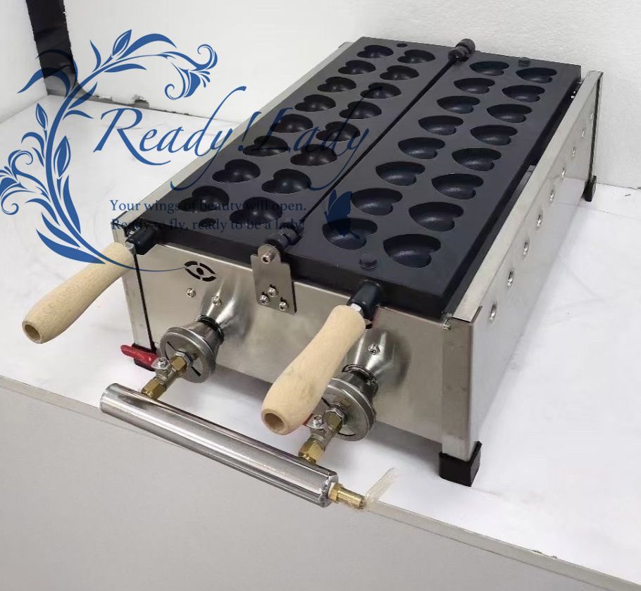 業務用 ハートのベビーカステラ 万能焼きガス 1 6個を焼 最新式