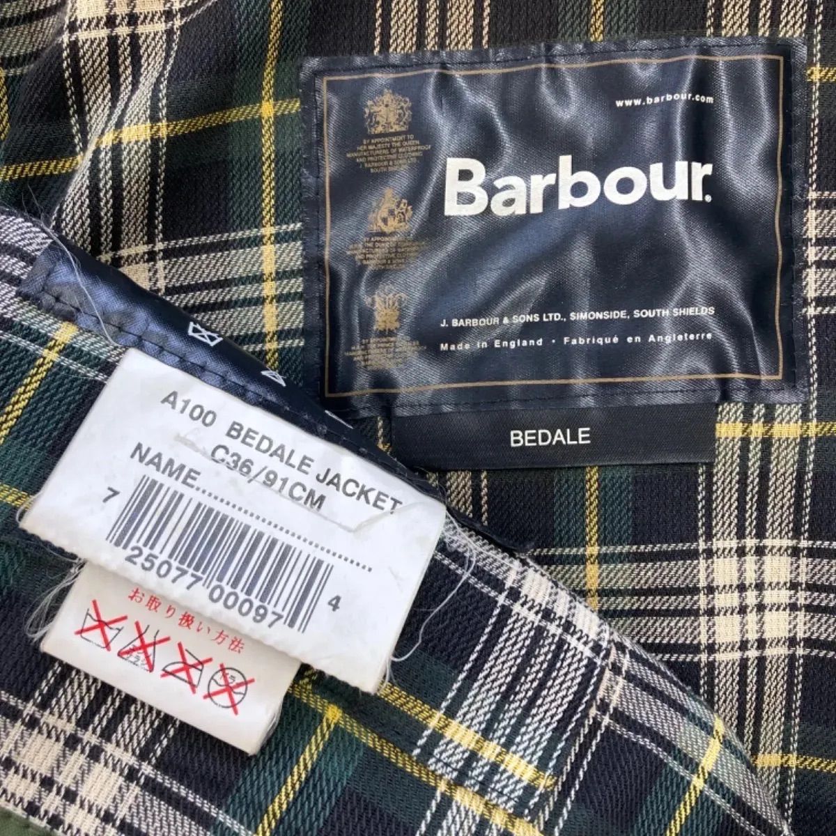 Barbour バブワー バブアー ビデイル オイルド ワックス ジャケット