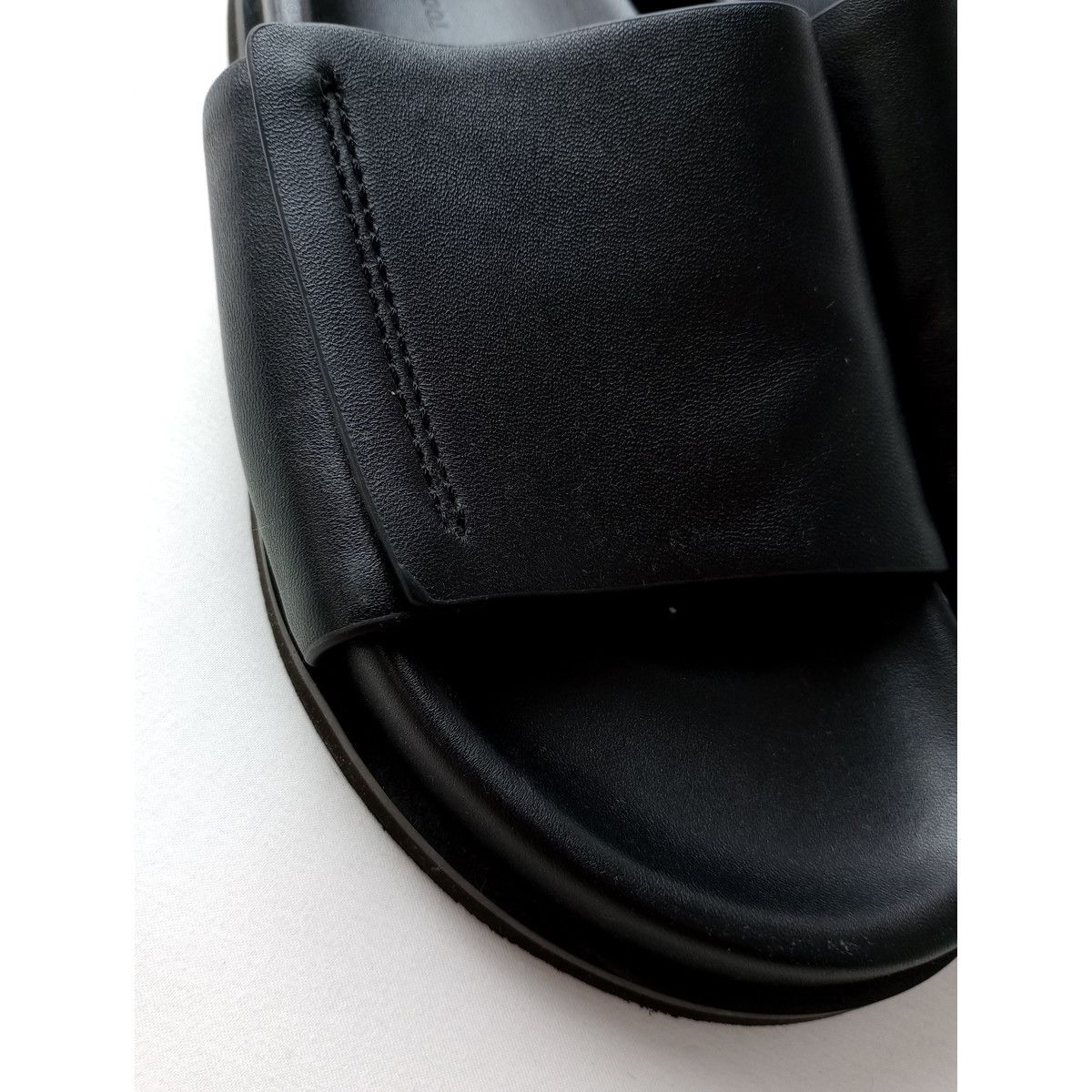 TODAYFUL トゥデイフル Leather Slide Sandals レザースライド