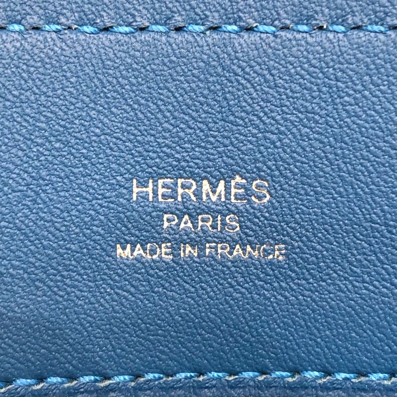 エルメス HERMES アリーヌミニ U刻 ブルーザンジバル・ミコノス ...