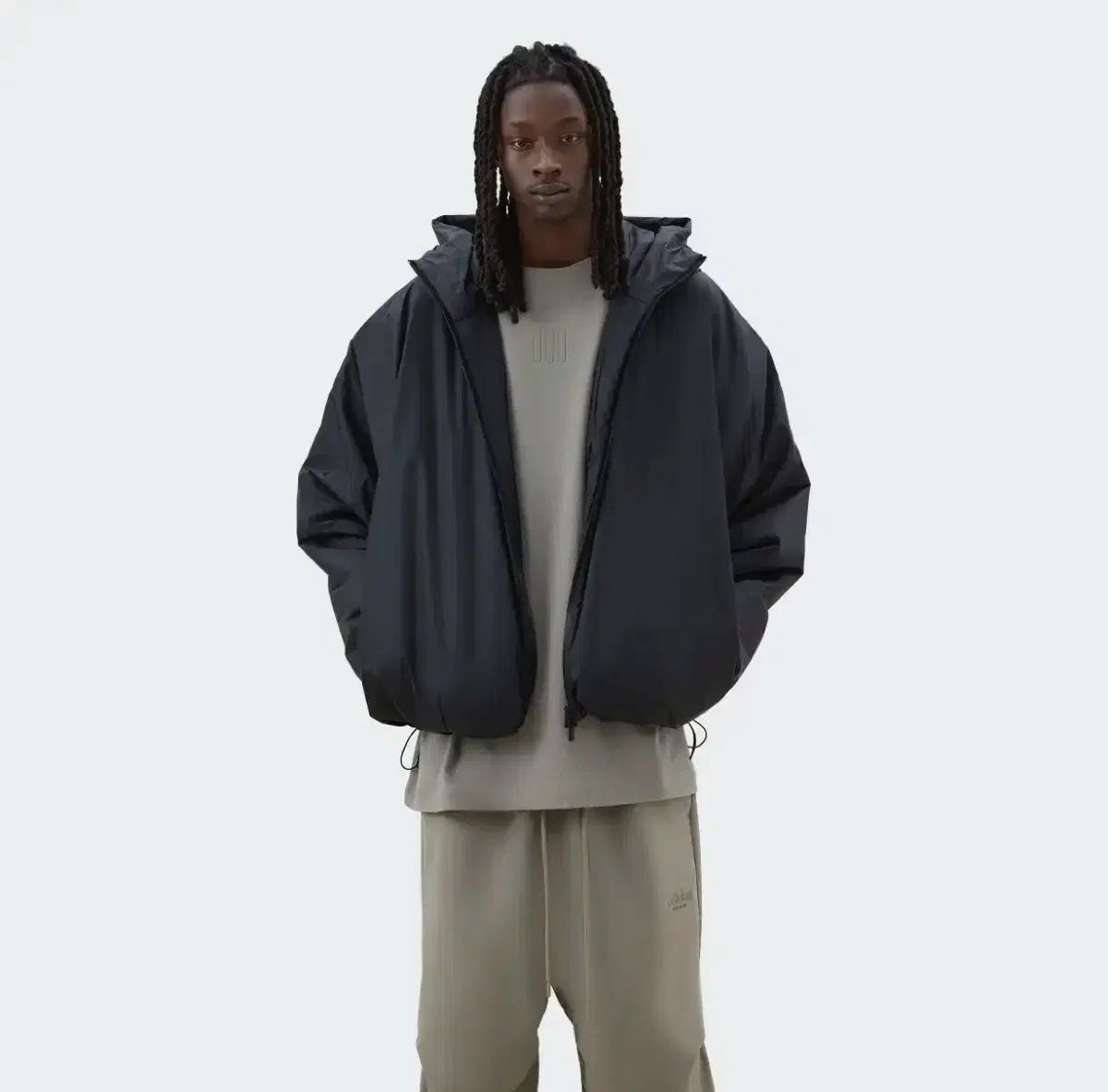 FEAR OF GOD フィアオブゴッド adidas アディダス パファー ジャケット 黒