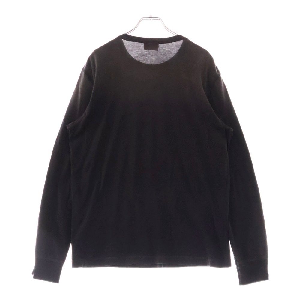 3月28日まで出品予定 DIESEL ロゴプリント クルーネック ショート 長袖 DIESEL (ディーゼル) ロゴプリント クルーネック長袖Tシャツ