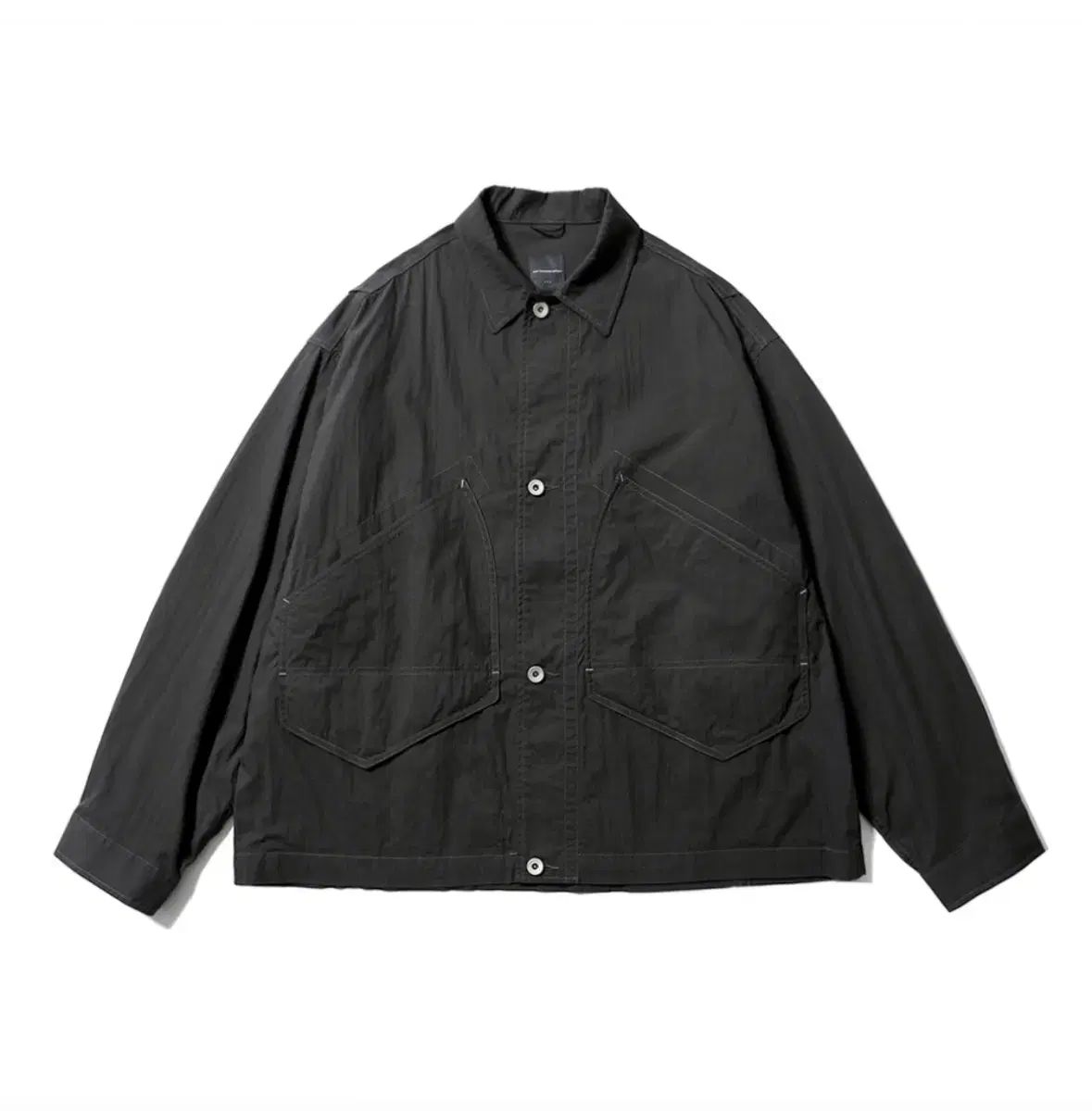moif ムイフ 25SS オーバ ワーク ジャケット チャコールグレー