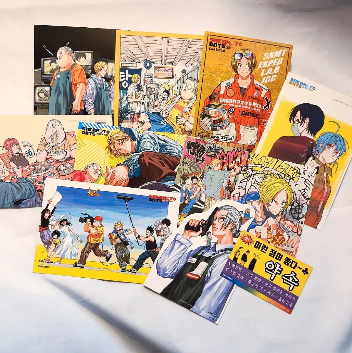 【雷市場（ポンジャン）商品韓国直送】 サカモトデイズ 漫画 特典 10 種 まとめ売り