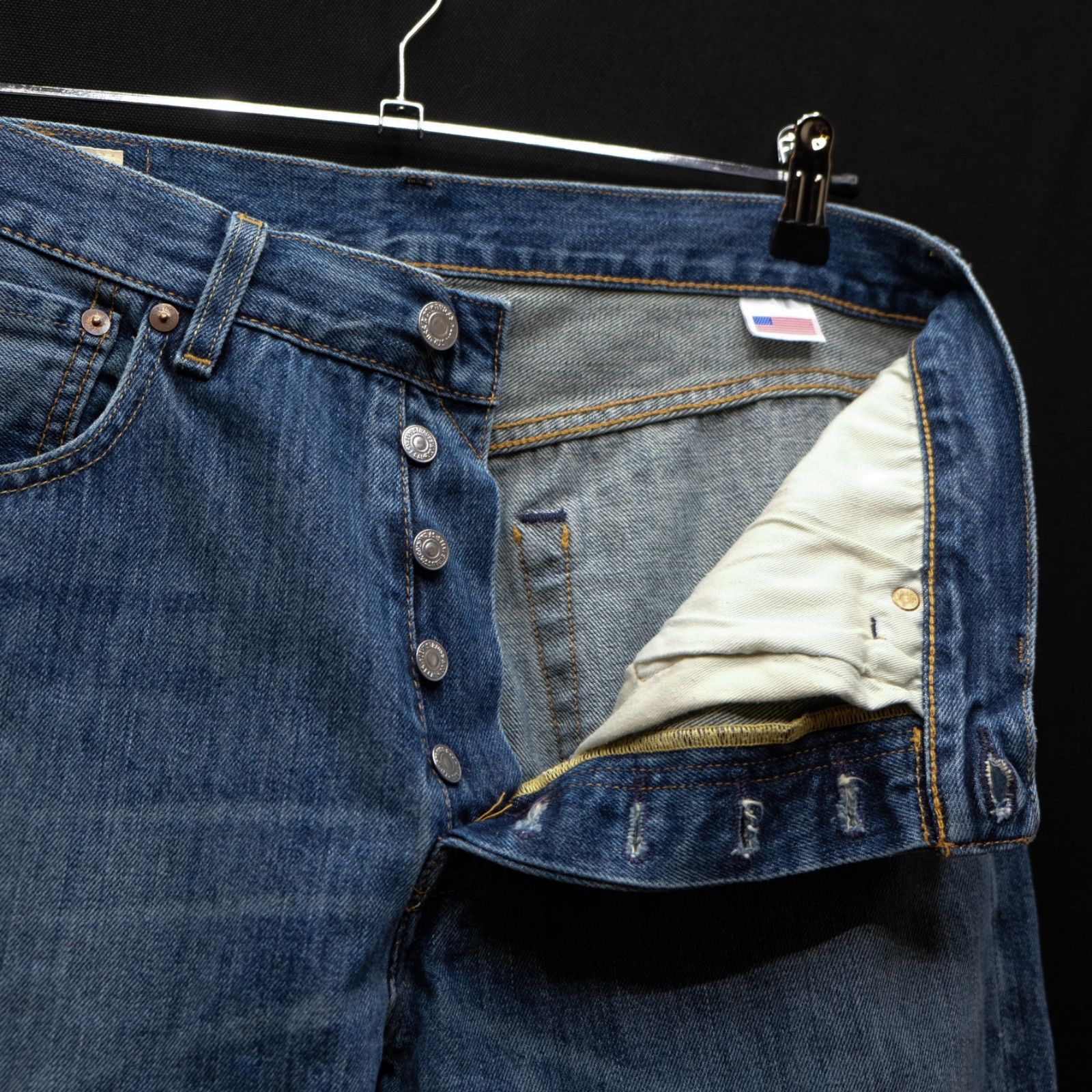 米国製 LEVIS PREMIUM 501 '93 BORN THIS WAY MIU ビッグE W32