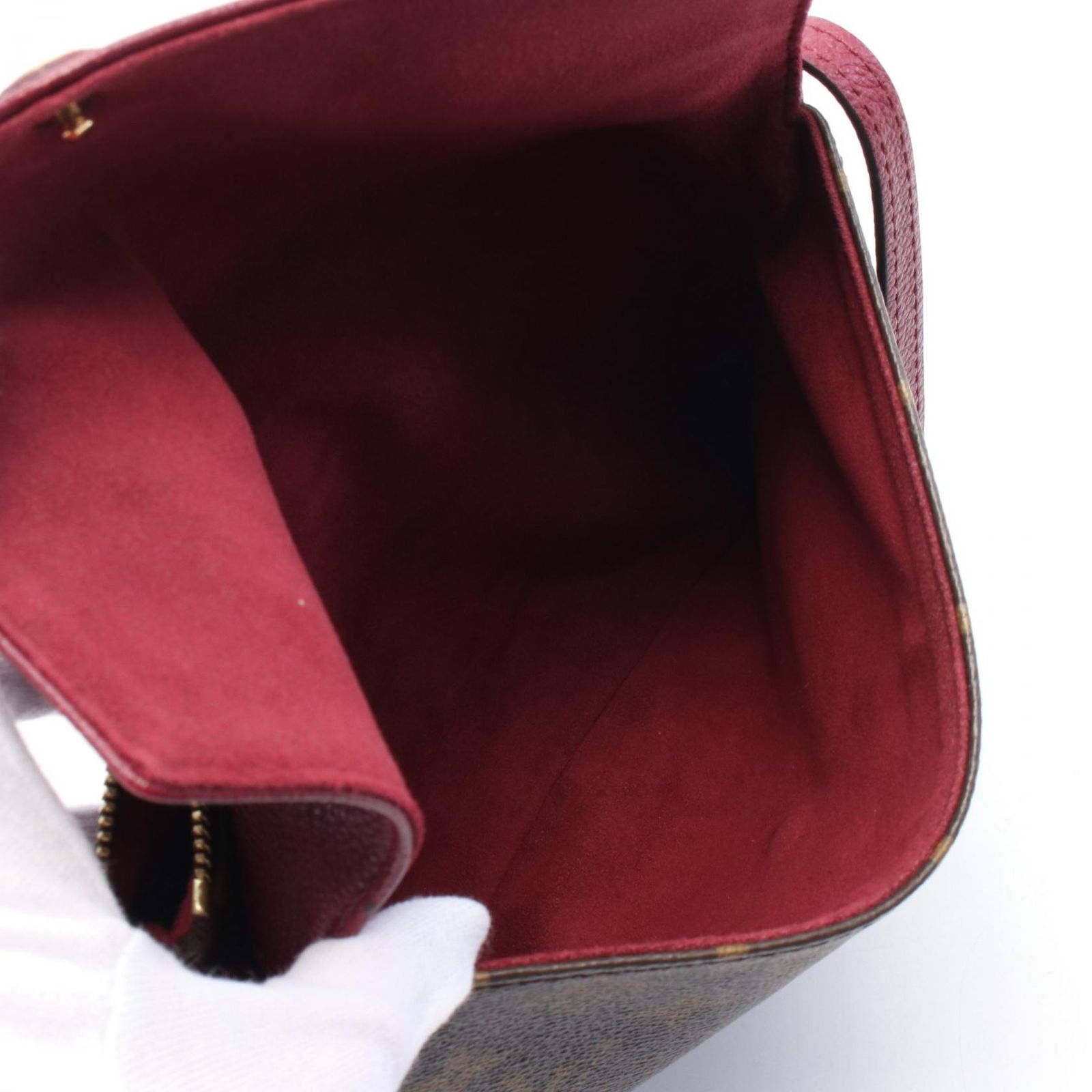 ルイ・ヴィトン LOUIS VUITTON トワイス ツインセット ショルダーバッグ バッグ PVCコーティングキャンバス レザー モノグラム レディース ブラウン系 / ピンク系 M50183 【中古】 LOUIS VUITTON - ルイ・ヴィトン LOUIS VUITTON トワイス ツインセット