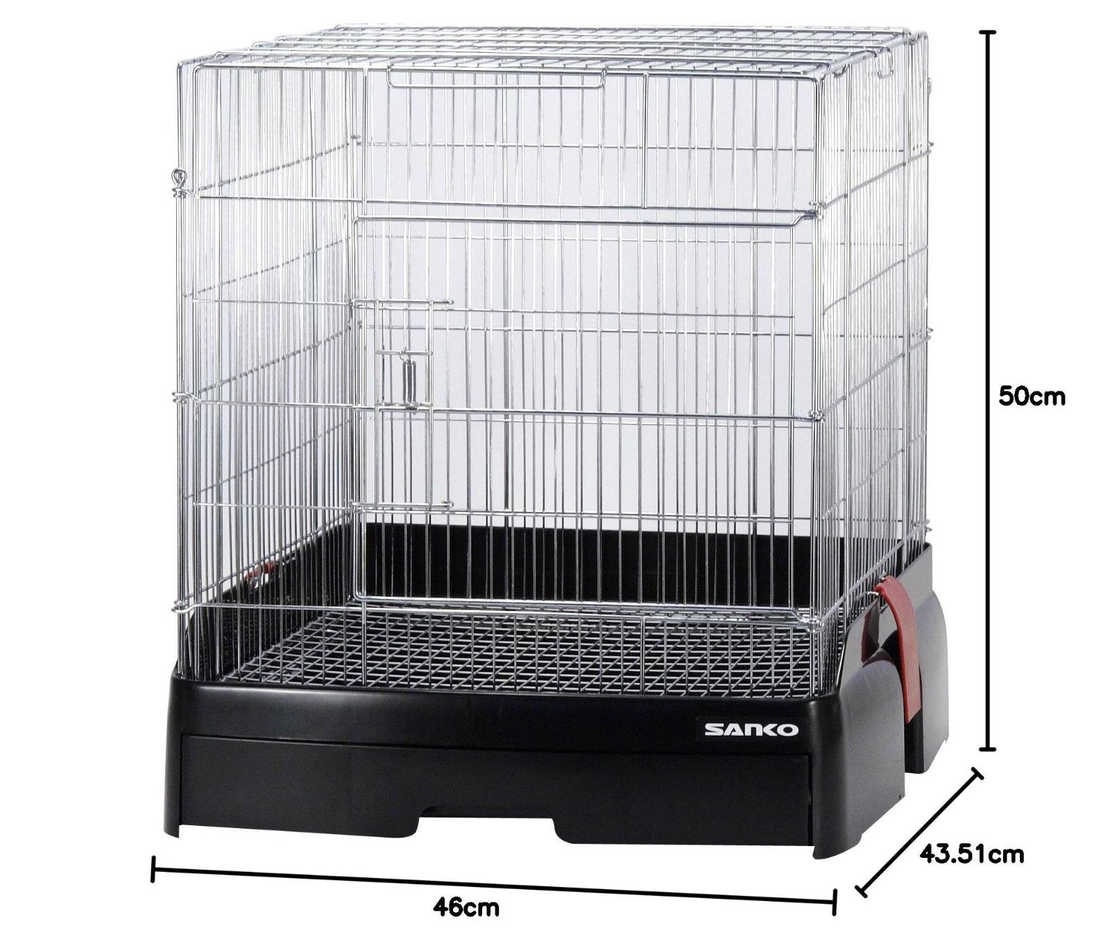 セール SANKO 三晃商会 Sanko イージーホーム40 BK 43.5×50×46ｃｍ デグー ファンシーラット ケージ