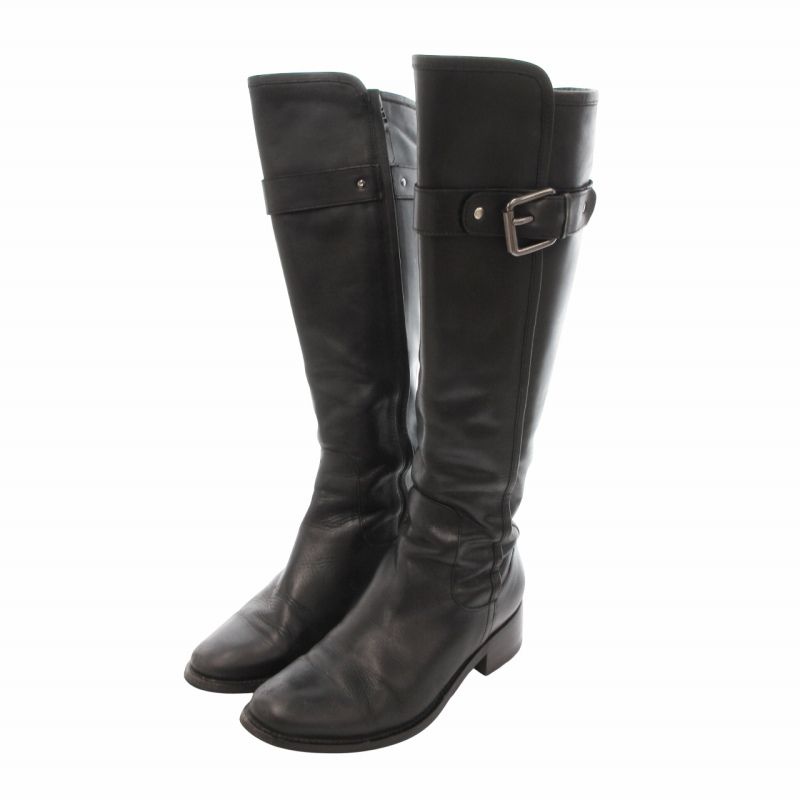新品】COLE HAAN コールハーン くそ 異素材コンビ ロングブーツ 24㎝