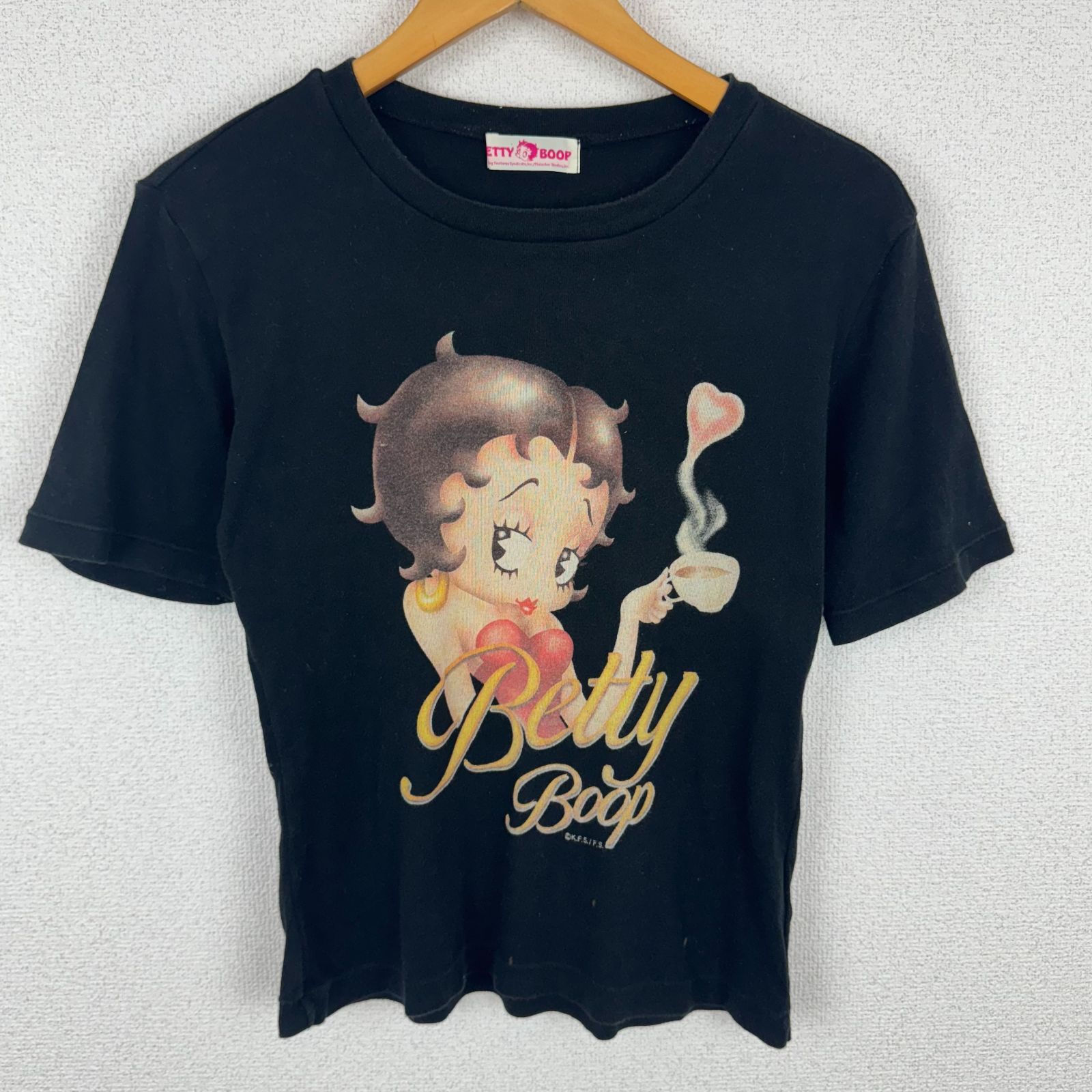 ©︎2006　Betty Boop　カジノ　ラメ　ビッグプリントTシャツ　Y2K 2006 Betty Boop カジノ ラメ ビッグプリントTシャツ Y2K - メルカリ