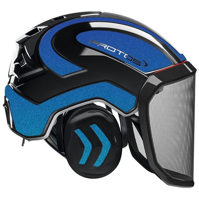 Pfanner PROTOS プロトス アーボリストヘルメット ブラック×メタリックブルー