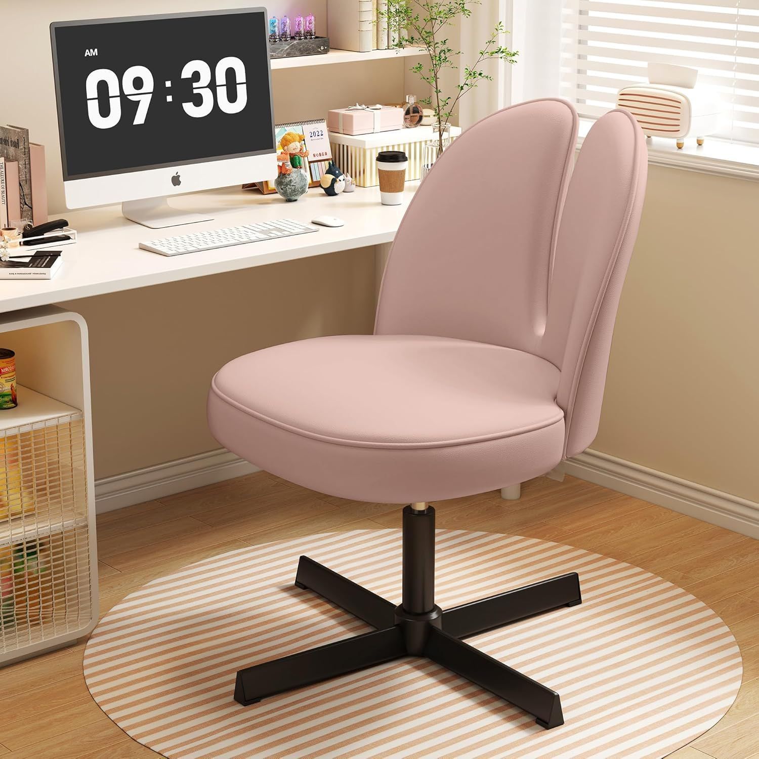 デスクチェア ハイバック 座面広い クロスレッグ オフィスチェア ブラック 360度回転 椅子 テレワーク 疲れない 昇降機能付き 組立簡単 事 WWW_USTAUSTRALIA_COM_AU