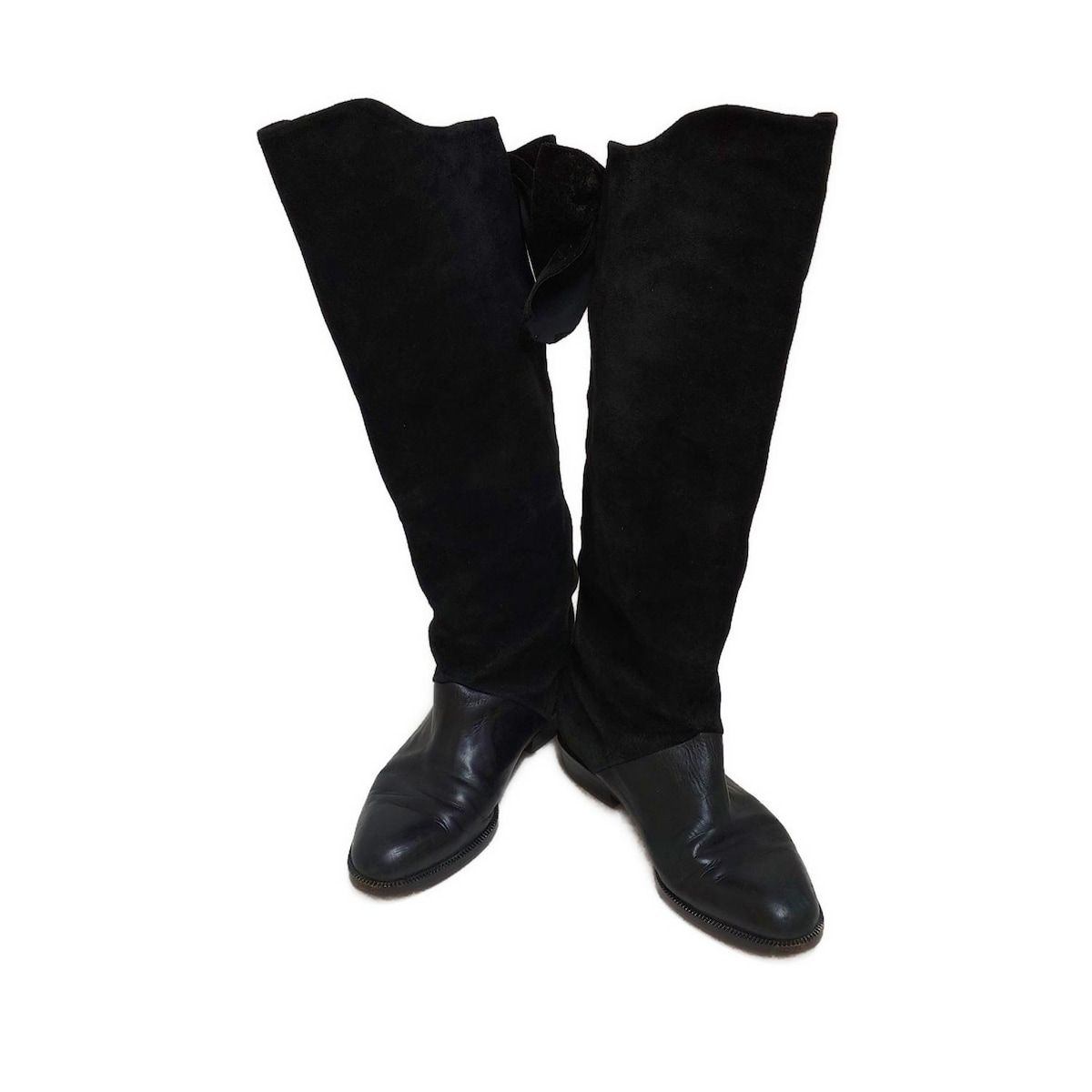 FOXEY(フォクシー) ロングブーツ 35 レディース - 黒 リボン