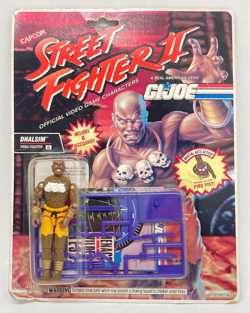 HASBRO STREET FIGHTER II DHALSIM 3.5インチ