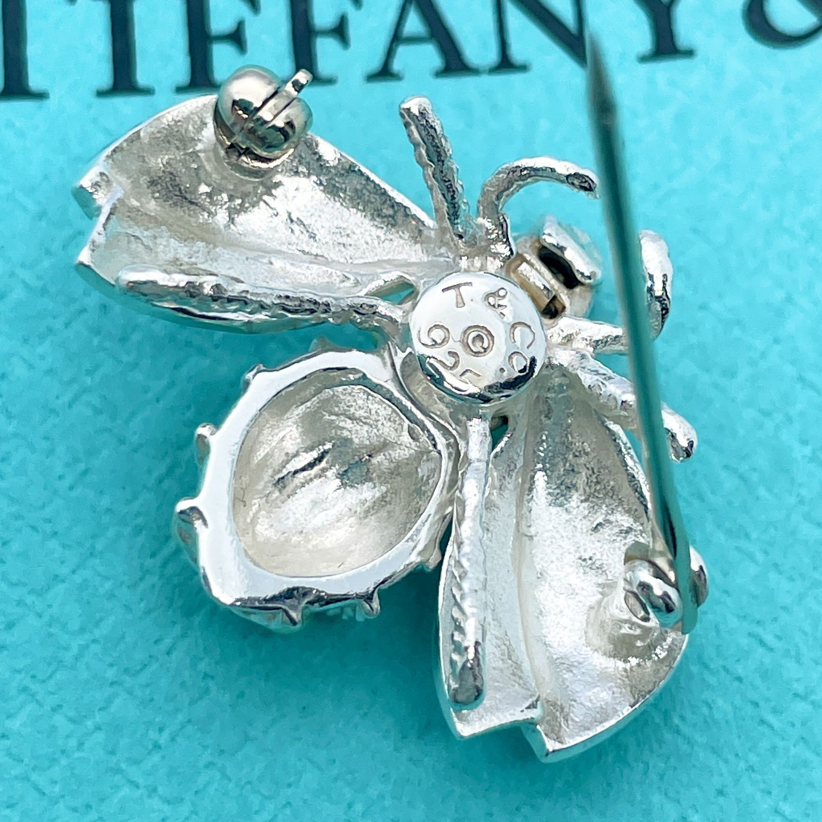 希少 ティファニー 蜂 ブローチ シルバー925 ハチ コンビ Tiffany&Co. /24-1046 - メルカリ