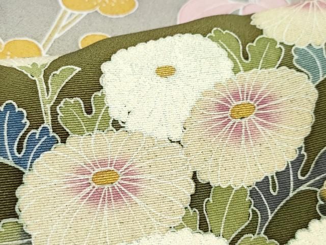 平和屋着物●訪問着　友禅　草花文　暈し染め　正絹　逸品　CAAY3078vf 平和屋着物○訪問着 友禅 草花文 暈し染め 正絹 逸品 CAAY3078vf