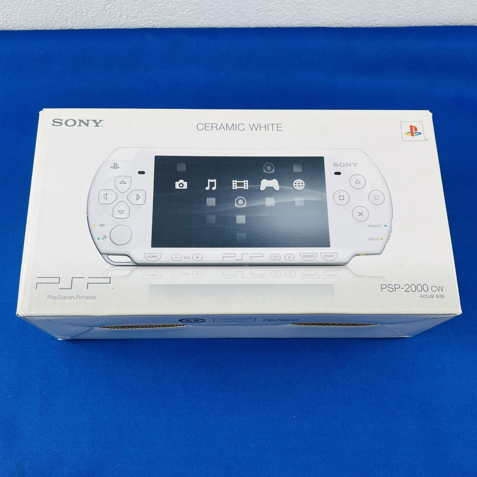 ◇【動作OK】 SONY PSP PSP-2000 2000 本体 セット 一式 CW セラミック 