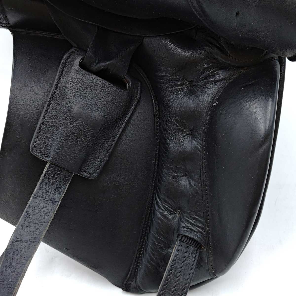 BUSSE BASEL 馬場鞍 16.5インチ 鐙革 鐙 短鞭(60cm) セット 乗馬