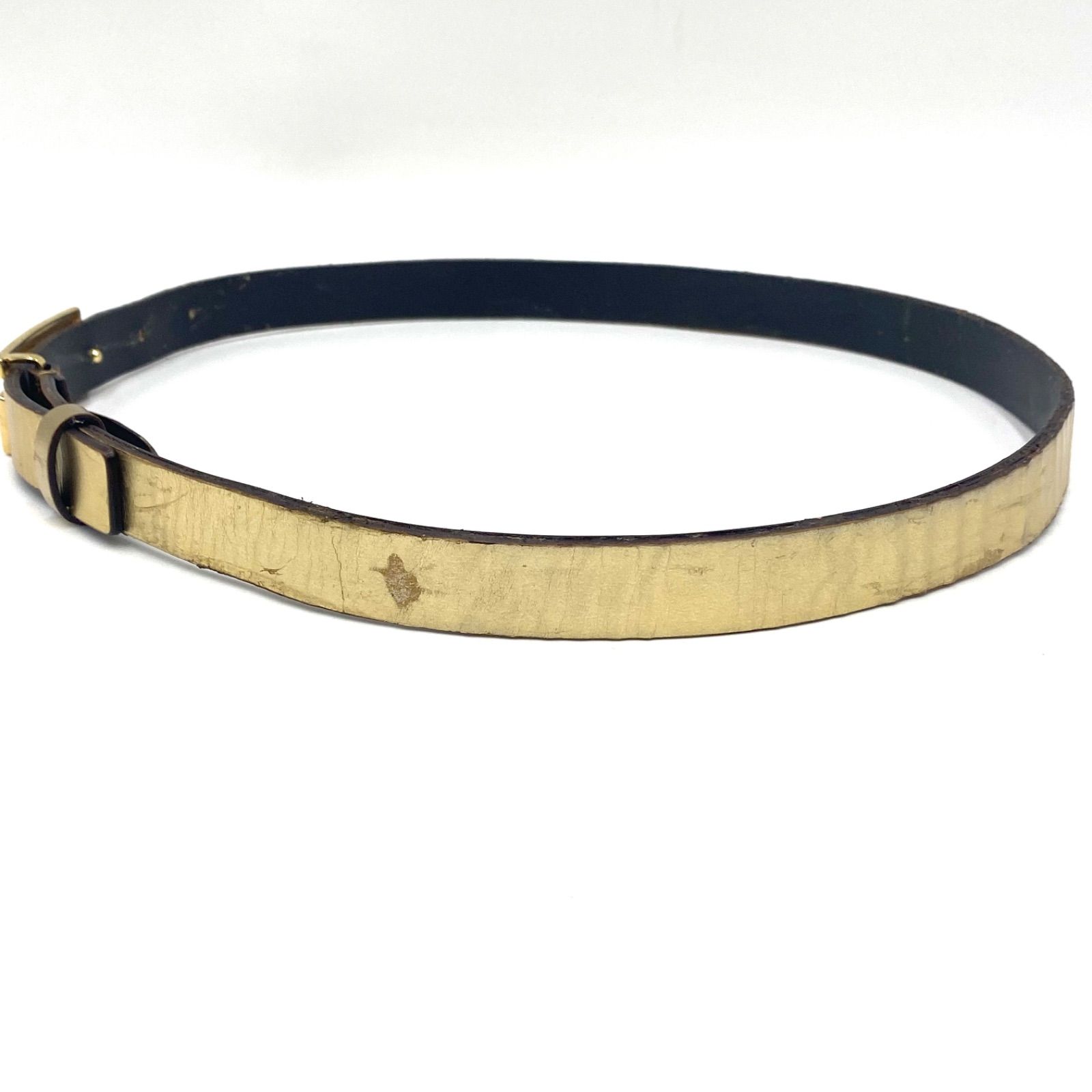 シリアルあり ロゴバックル