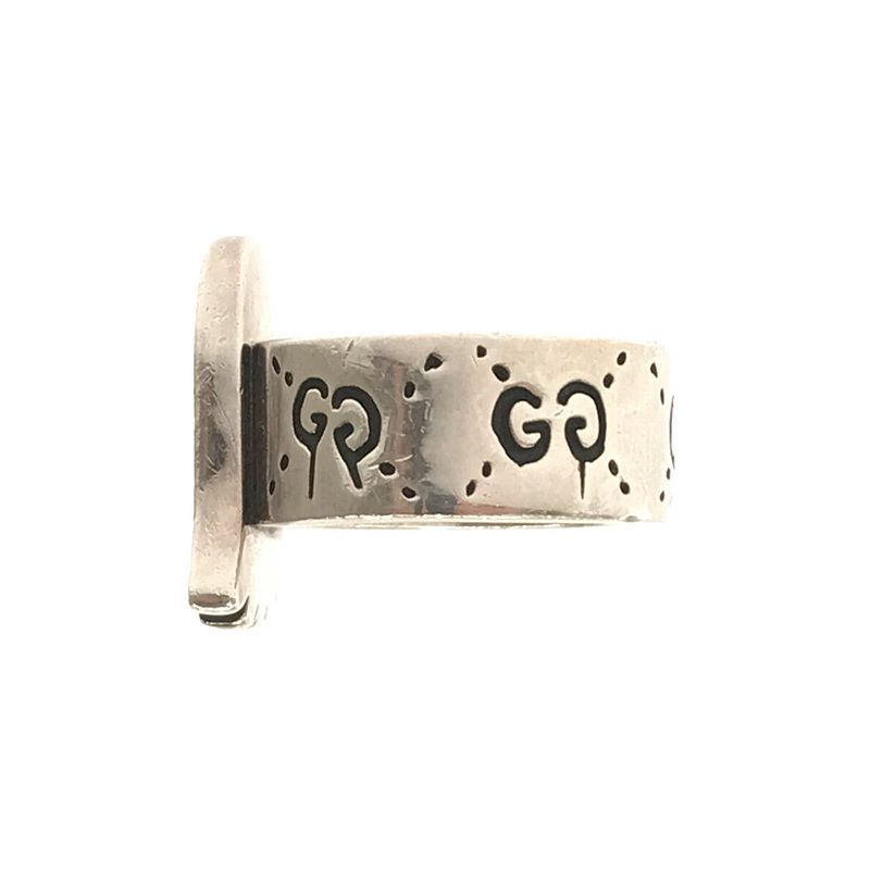 GUCCI グッチ ゴースト ダイヤモンド パヴェ リング SV925 10号