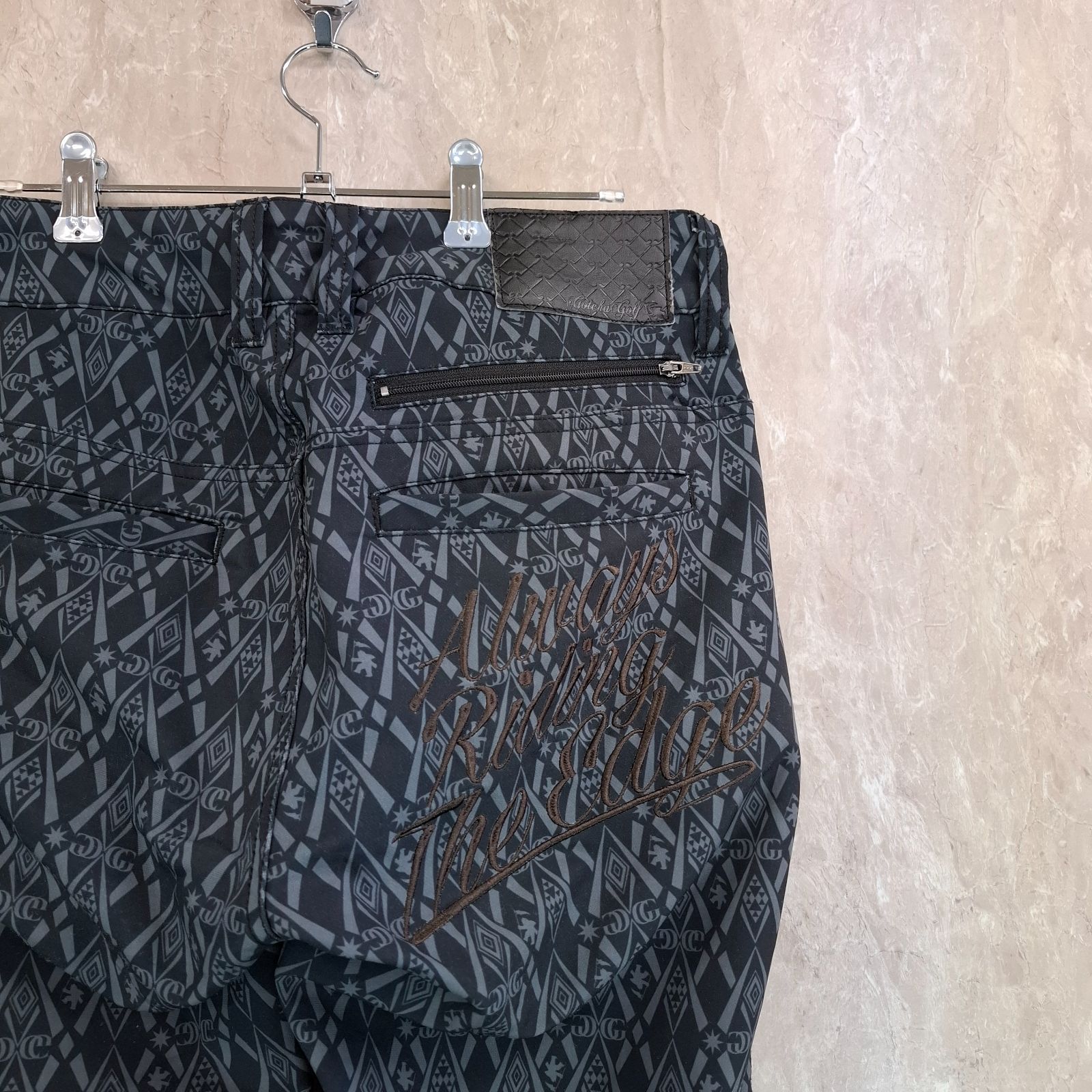 パターン柄 ブラック
