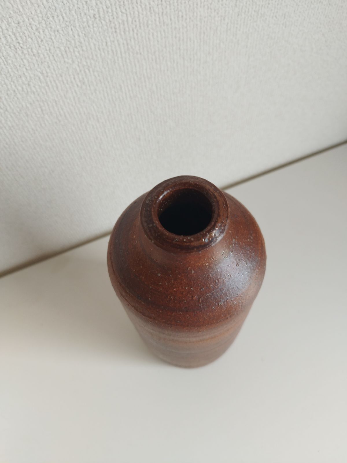 美品・希少】三輪雅章 共箱 備前花入（花器）高さ約30cm｜Miwa Masaaki