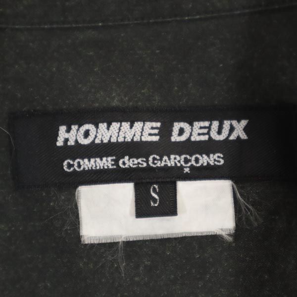 コムデギャルソン 2018年 切替 長袖 シャツ S グレー系 COMME des GARCONS HOMME DEUX メンズ   【230822】 メール便可