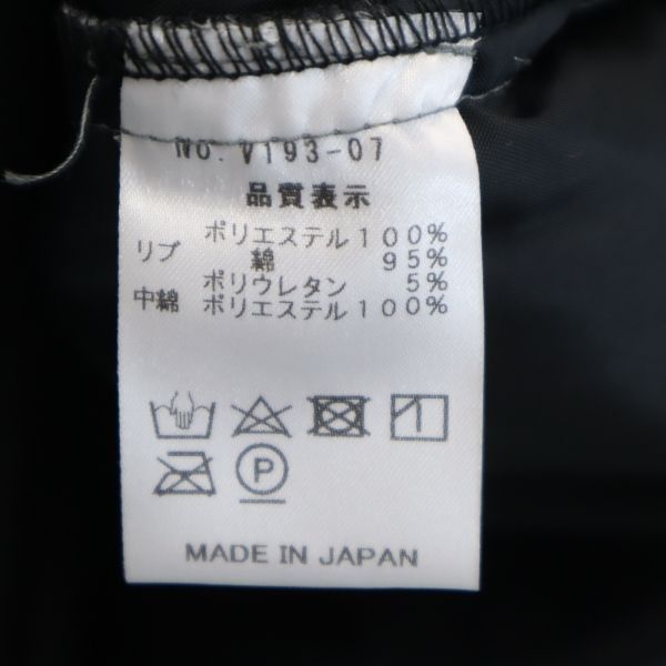 新品 バースト222 19AW プルオーバー 中綿ジャケット 2 ブラック vast222 日本製 メンズ 【210303】