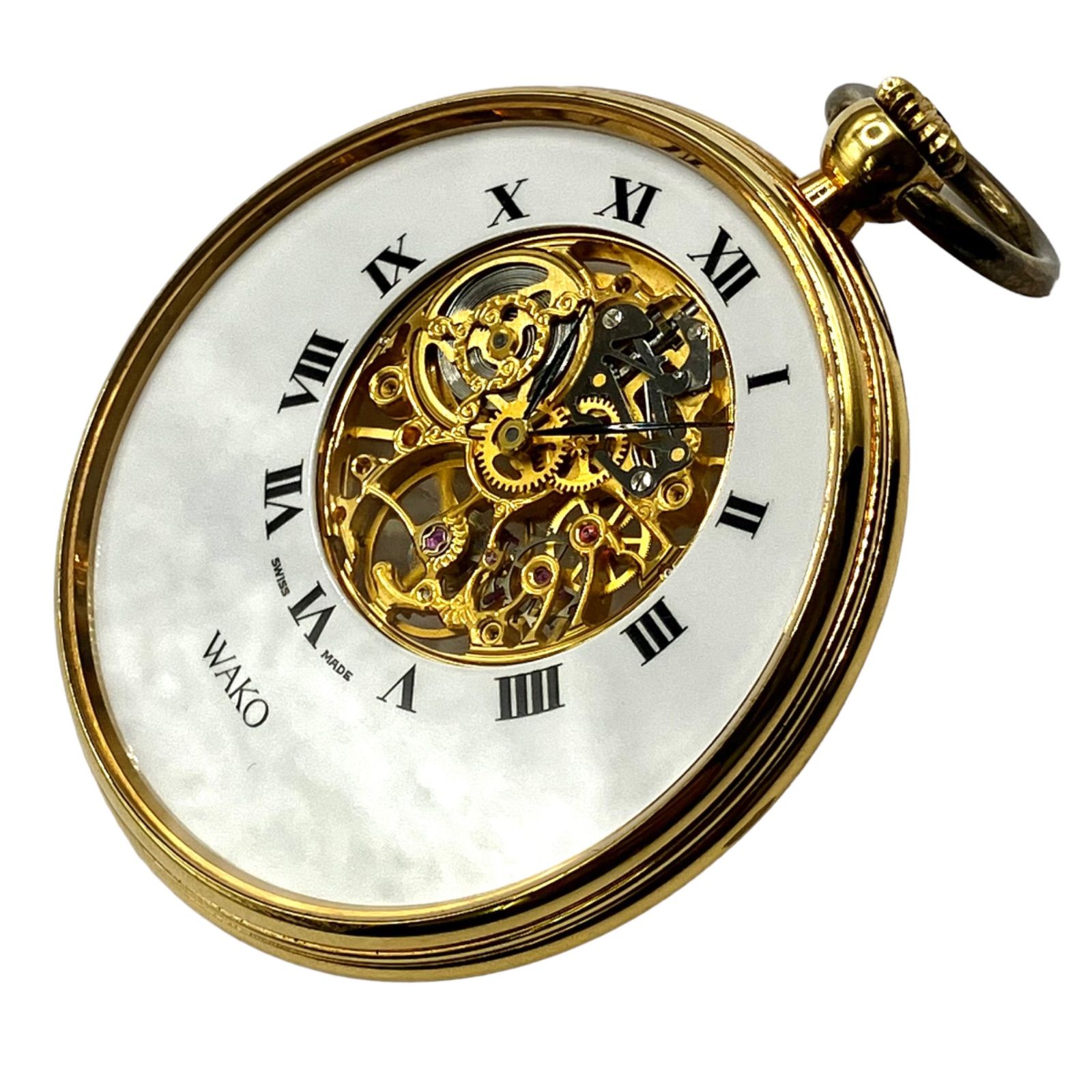 WAKO 高級スケルトン時計 WAKO 高級スケルトン置時計の通販 by HAL STORE｜ラクマ