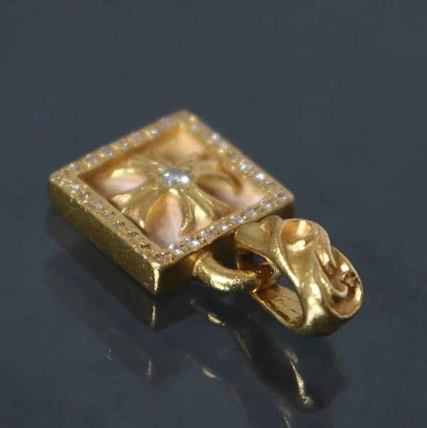 ラスト1セット☆   22K クロス 刻印ありゴールド パヴェ ラスト1セット☆ 22K クロス 刻印ありゴールド パヴェ 楽天市場