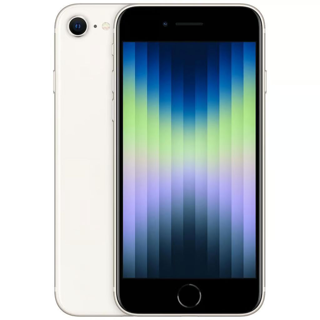 076☆新品同様☆充電回数3回☆iPhoneSE3 256GB/海外版シムフリー 