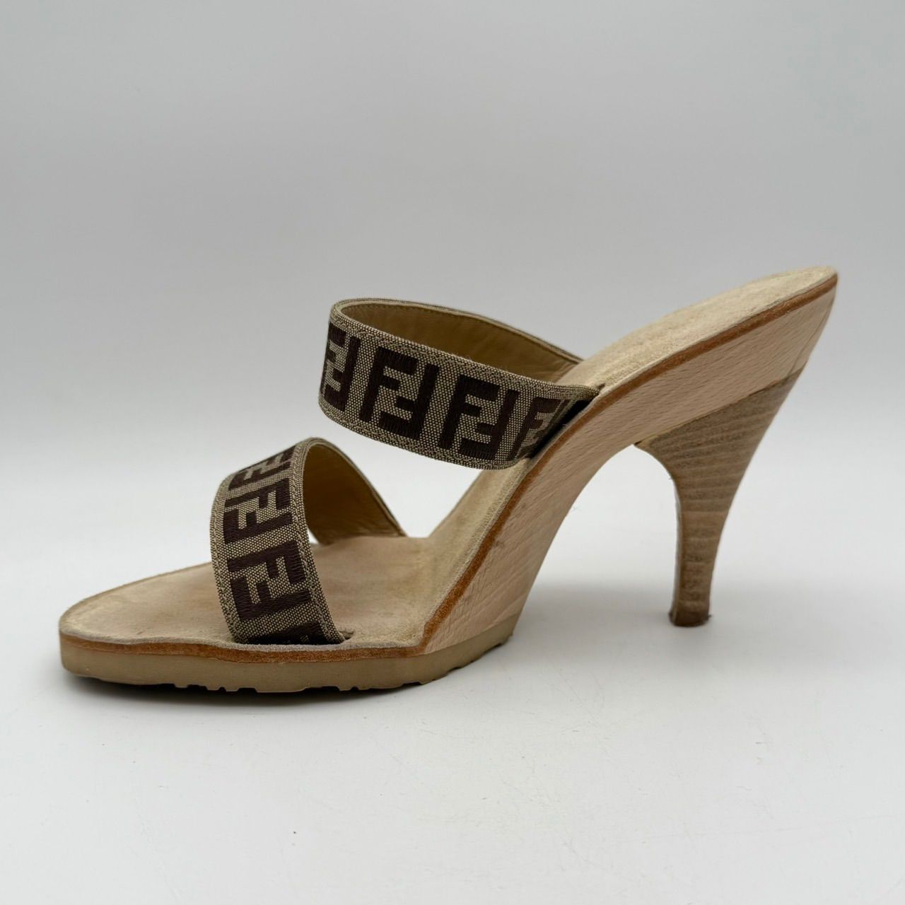 ☆ FENDI フェンディ サンダル ミュール ズッカ柄 あ250610-1