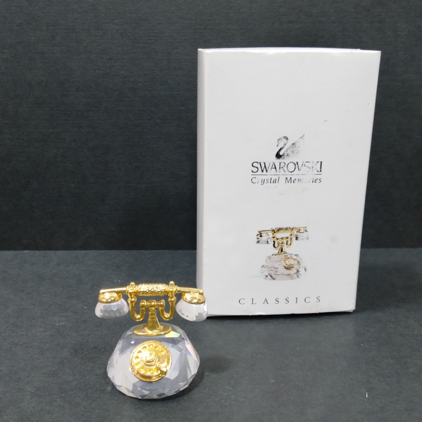SWAROVSKI スワロフスキー Crystal Memories テレフォン 電話 置物