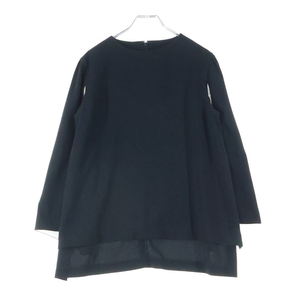 NO BRAND ノーブランド ケープ ブラウス レディース ブラック STK01-01