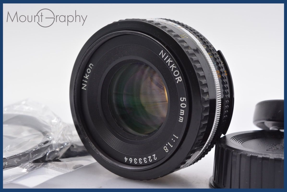 ニコン Ai NIKKOR 50mm F1.8 ＋ L37cフィルター
