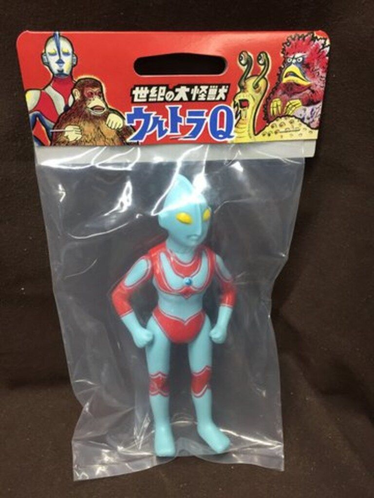 マルサン ブルマァク ウルトラマン350 スカイブルー 水色 ソフビ