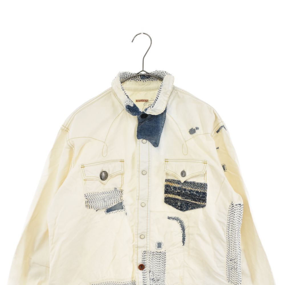 KAPITAL (キャピタル) KOUNTORY BORO 襤褸刺し子 リメイクシャツ