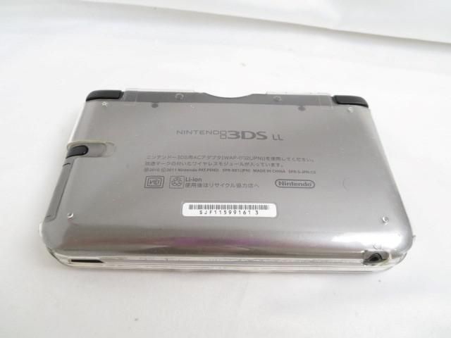 中古品 ゲーム ニンテンドー3DS LL 本体 SPR-001 シルバー×ブラック 